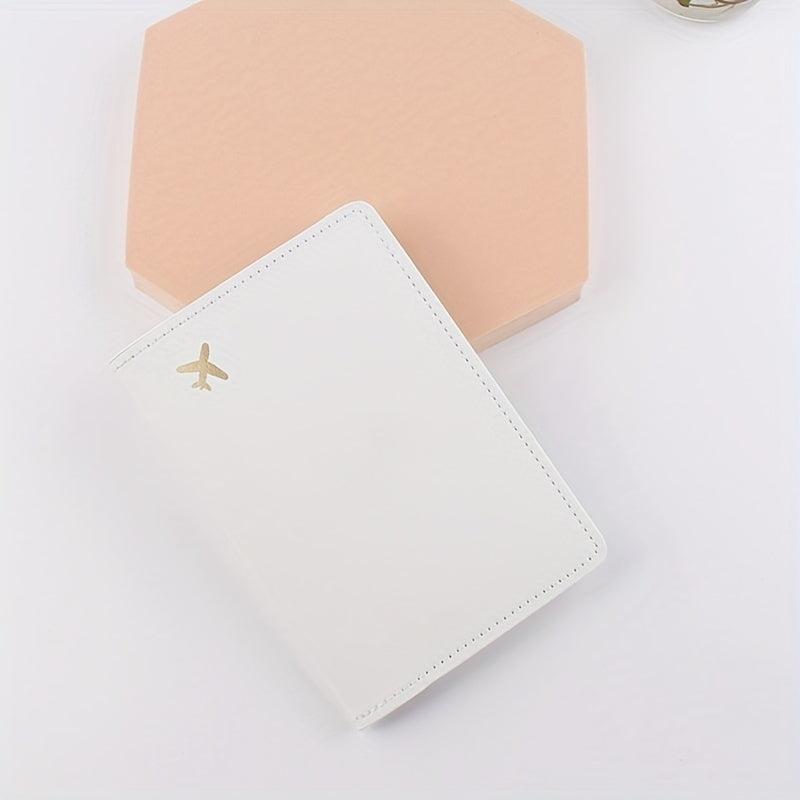 PU Leather Passport Holder Travel Document Protector