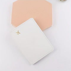 PU Leather Passport Holder Travel Document Protector