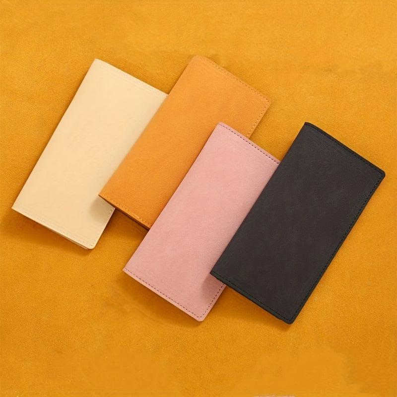 Long Leather Wallet 10 Card Slots Large Capacity