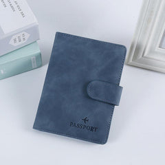 Passport Holder Buckle Anti Magnetic Protective Case