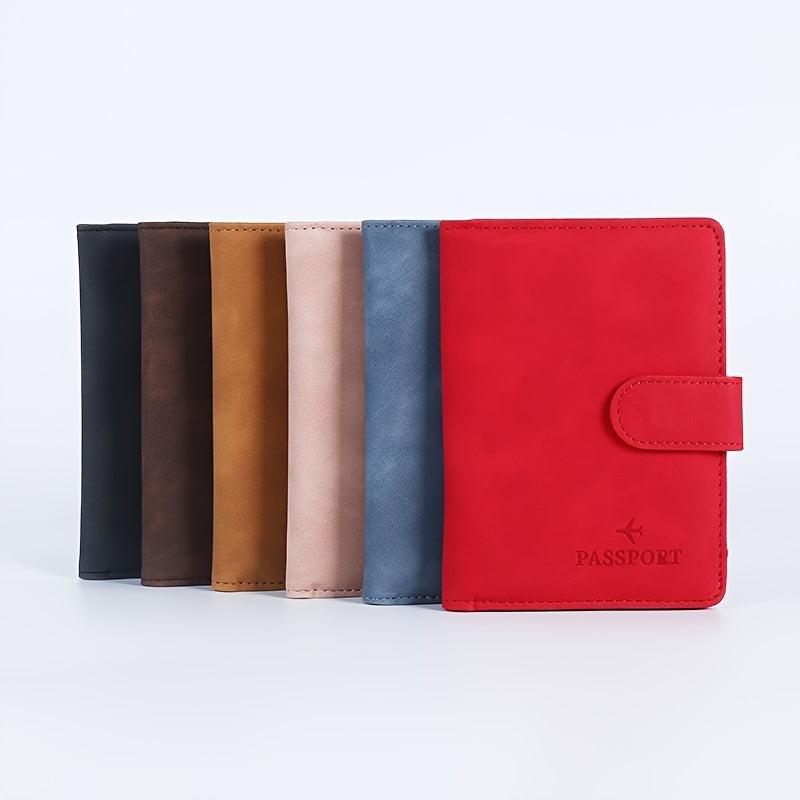 Passport Holder Buckle Anti Magnetic Protective Case
