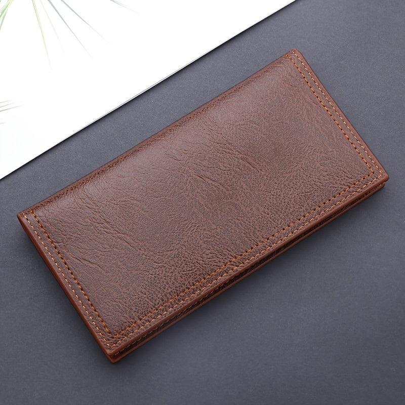 Engraved PU Leather Long Clutch Wallet Coin Hand Purse