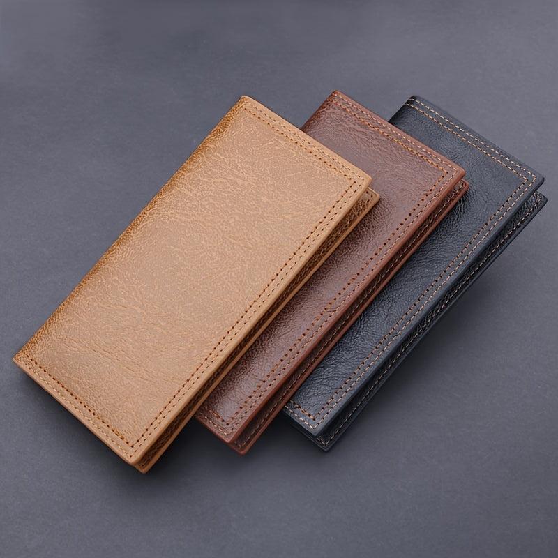 Engraved PU Leather Long Clutch Wallet Coin Hand Purse