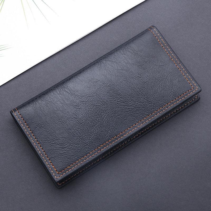 Engraved PU Leather Long Clutch Wallet Coin Hand Purse