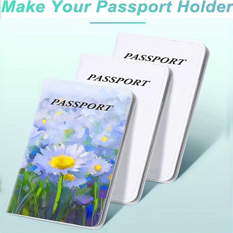 1PC Sublimation Passport Holder Cover DIY Travel Wallet For Passport