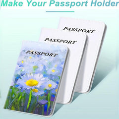 1PC Sublimation Passport Holder Cover DIY Travel Wallet For Passport