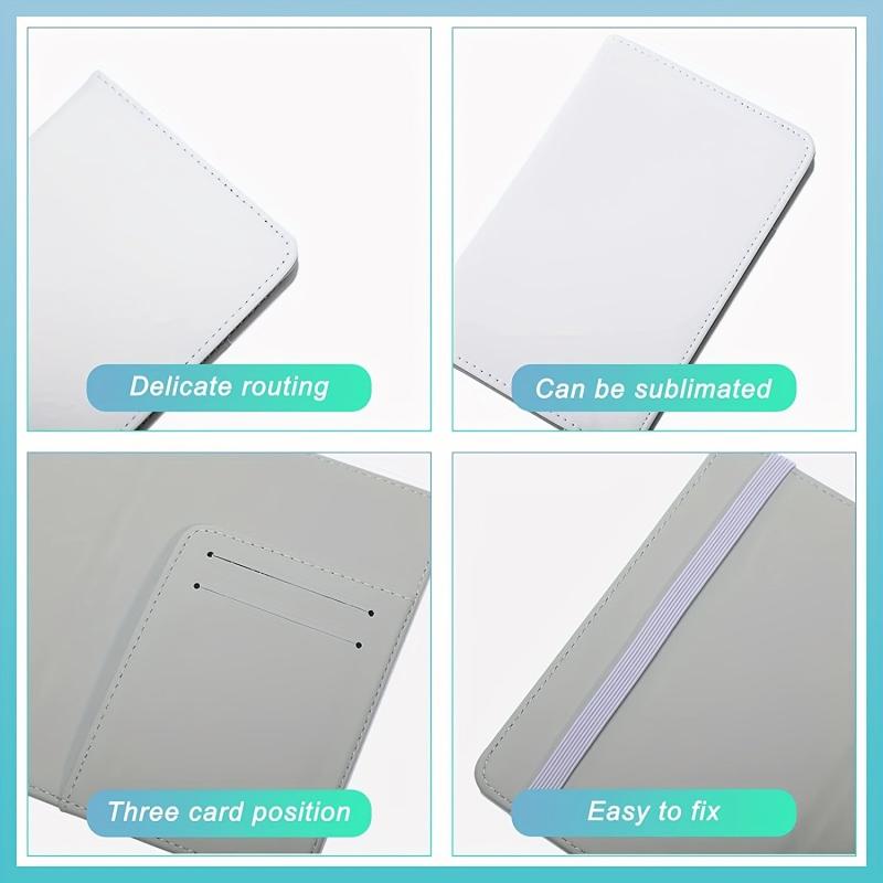 1PC Sublimation Passport Holder Cover DIY Travel Wallet For Passport