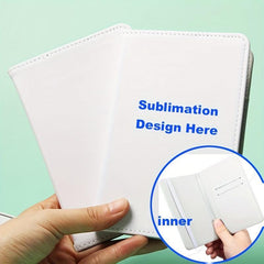 1PC Sublimation Passport Holder Cover DIY Travel Wallet For Passport
