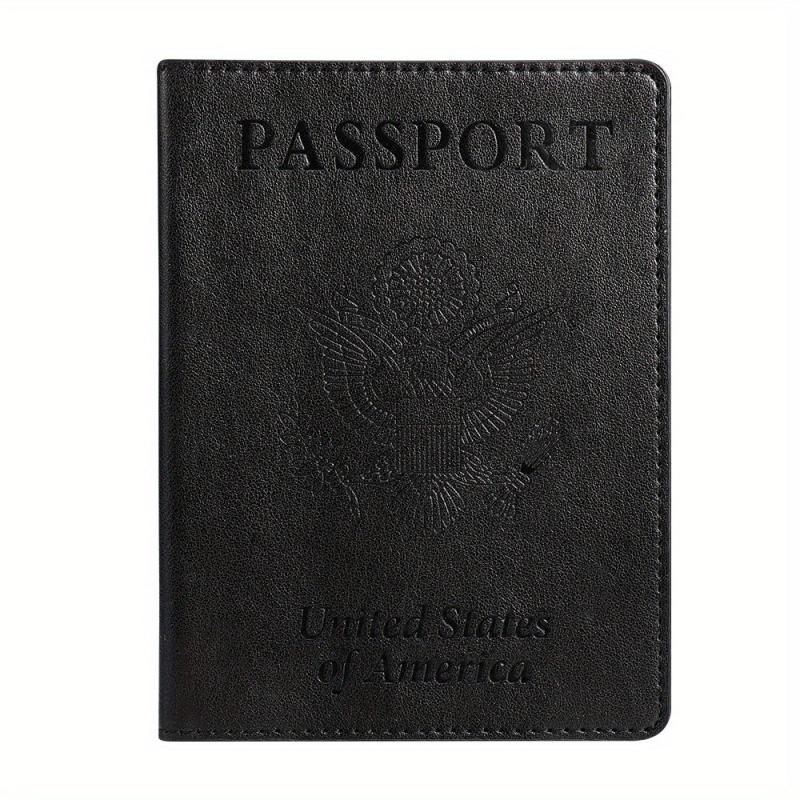 Vaccine Card Storage Bag Passport Holder PU Card Holder Bag