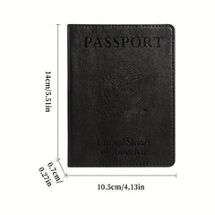 Vaccine Card Storage Bag Passport Holder PU Card Holder Bag