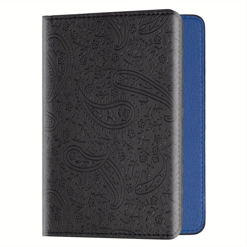 Lavender Pattern Passport Holder - Slim Travel Wallet