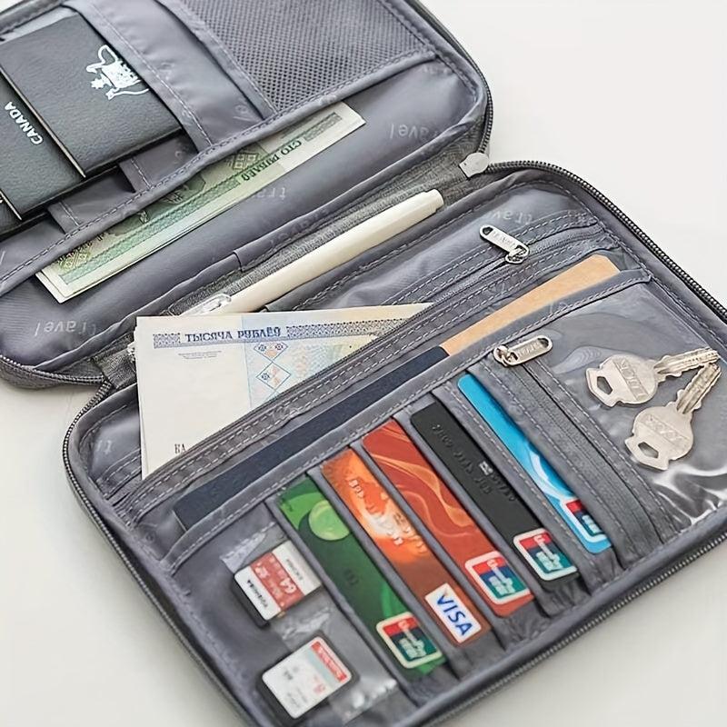 Anti Degaussing Ticket Passport Holder Card Holder Travel Document Bag