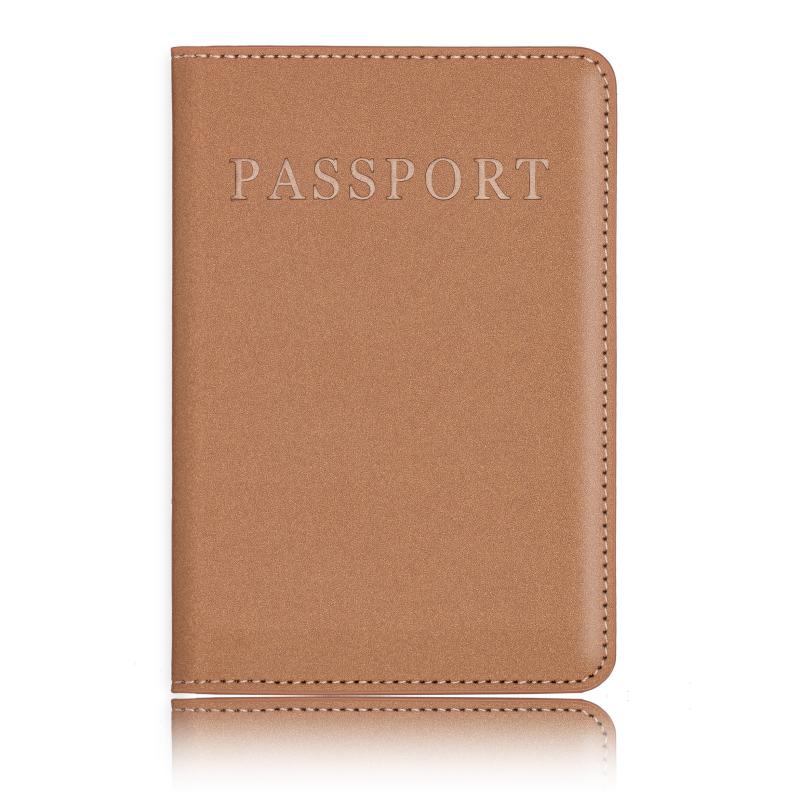 Colorful Passport Holder With Card Slots PU Leather Lightweight Portable Case