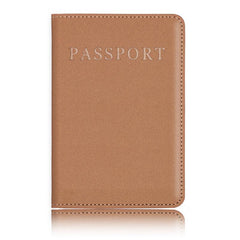 Colorful Passport Holder With Card Slots PU Leather Lightweight Portable Case