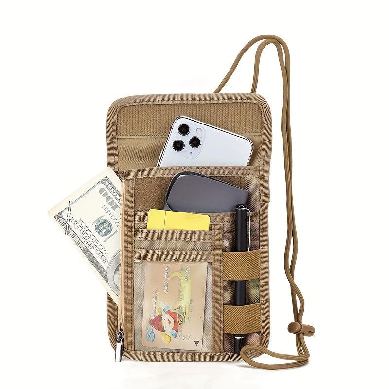 Camouflage Tactical Document Bag Coin Purse Hanging Storage