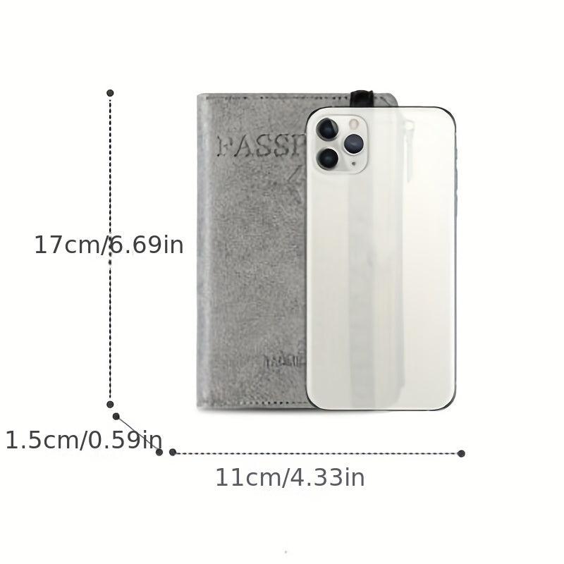 RFID Blocking Passport Holder with Coin Purse