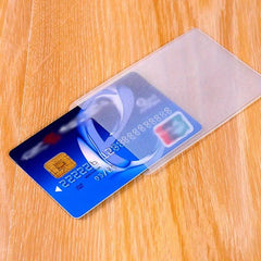 10pcs Transparent ID Card Passport Covers Minimalist Daily Commute