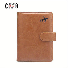 RFID Blocking Passport Holder Wallet for Travel