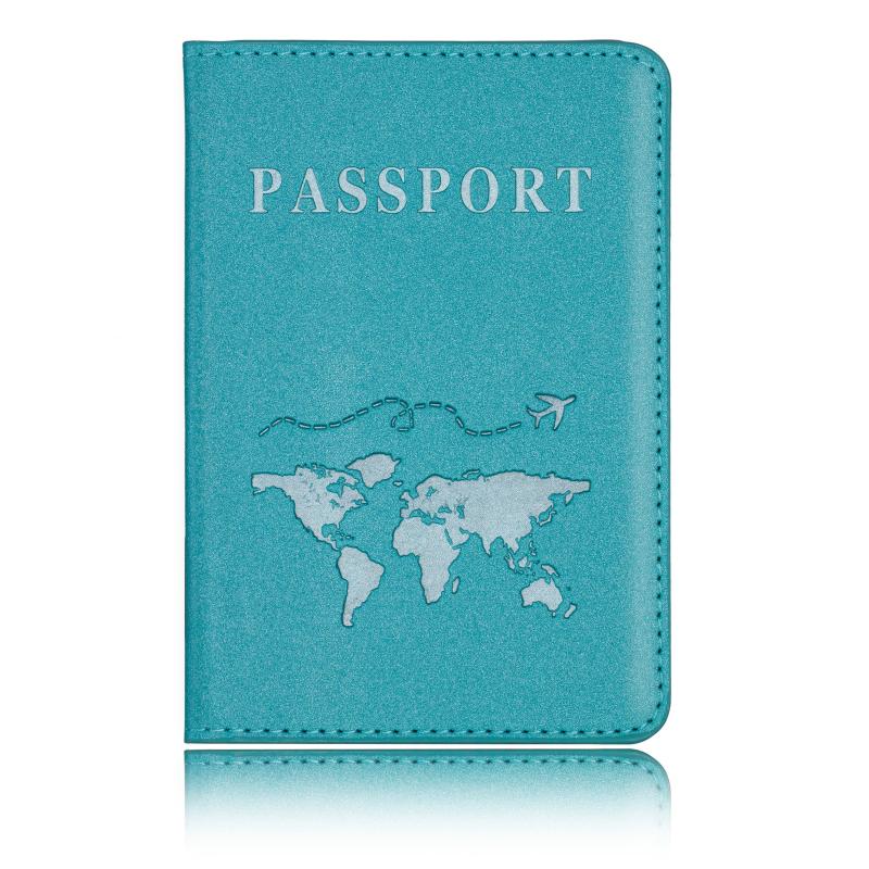 PU Leather Passport Holder Travel Wallet Slim Cover Protector