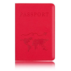 PU Leather Passport Holder Travel Wallet Slim Cover Protector