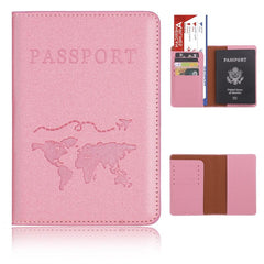 PU Leather Passport Holder Travel Wallet Slim Cover Protector