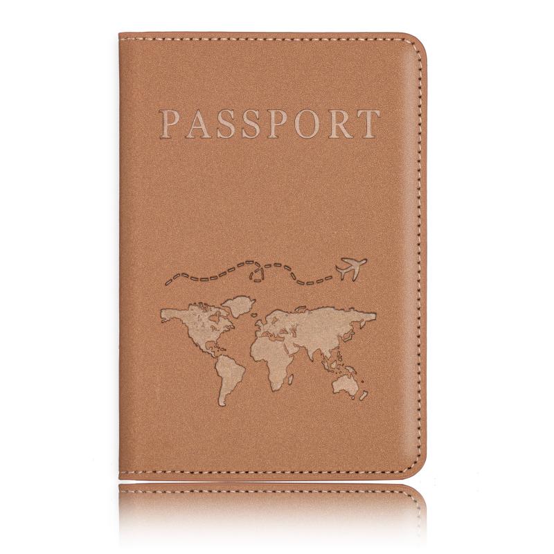PU Leather Passport Holder Travel Wallet Slim Cover Protector