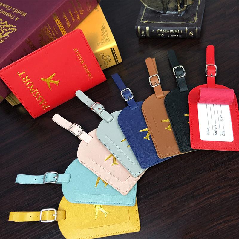 Luggage Tag Passport Holder Set with Cover