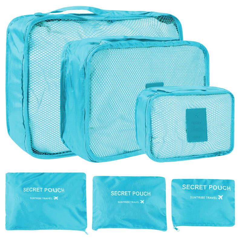 6 Pcs Lightweight Dustproof Bag Sets for Organizing Luggage
