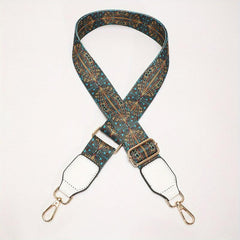 Vintage Pattern Bag Strap Wide Adjustable Replaceable Travel Accessories