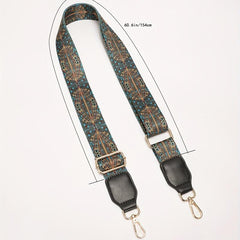 Vintage Pattern Bag Strap Wide Adjustable Replaceable Travel Accessories