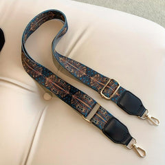 Vintage Pattern Bag Strap Wide Adjustable Replaceable Travel Accessories