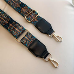 Vintage Pattern Bag Strap Wide Adjustable Replaceable Travel Accessories