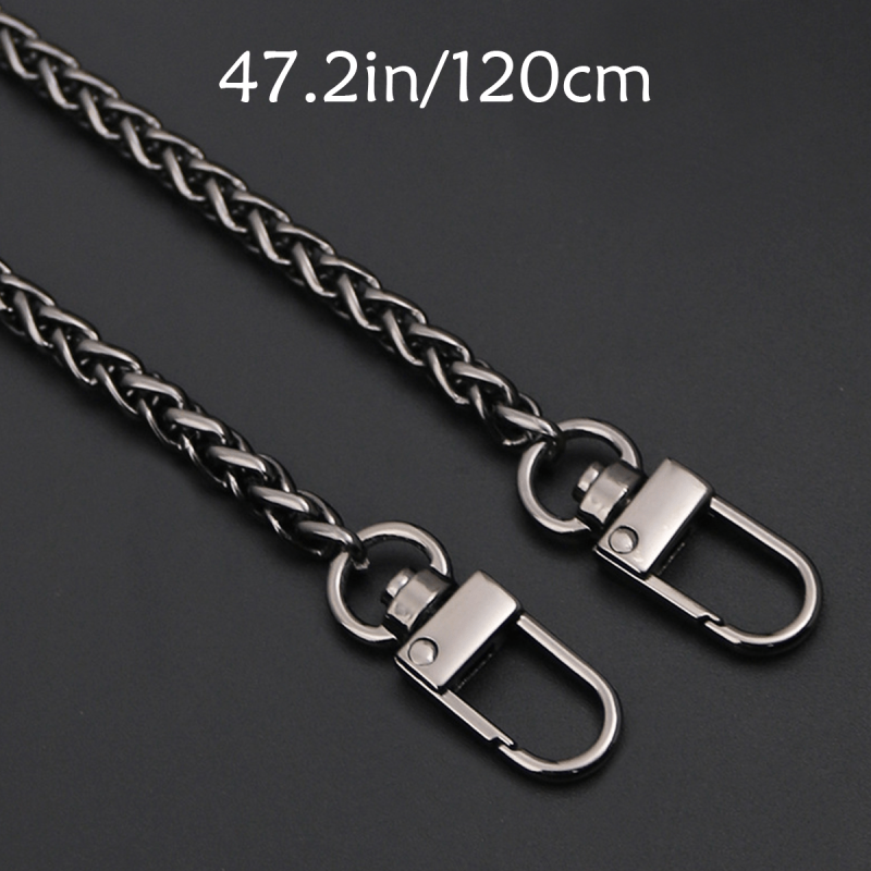 Metal Chain Strap with Buckle for Shoulder & Crossbody Bag