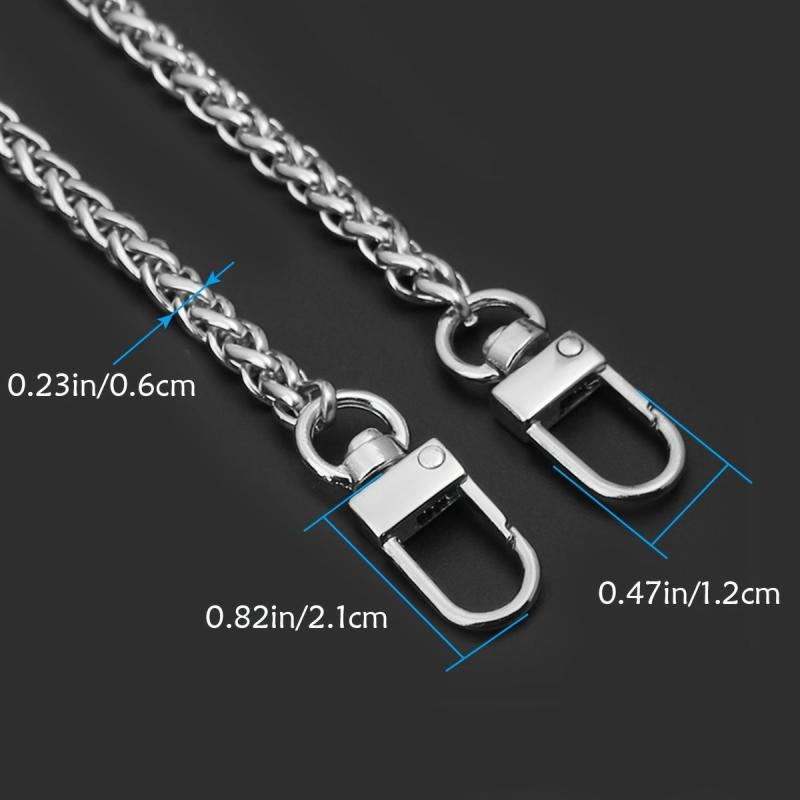 Metal Chain Strap with Buckle for Shoulder & Crossbody Bag