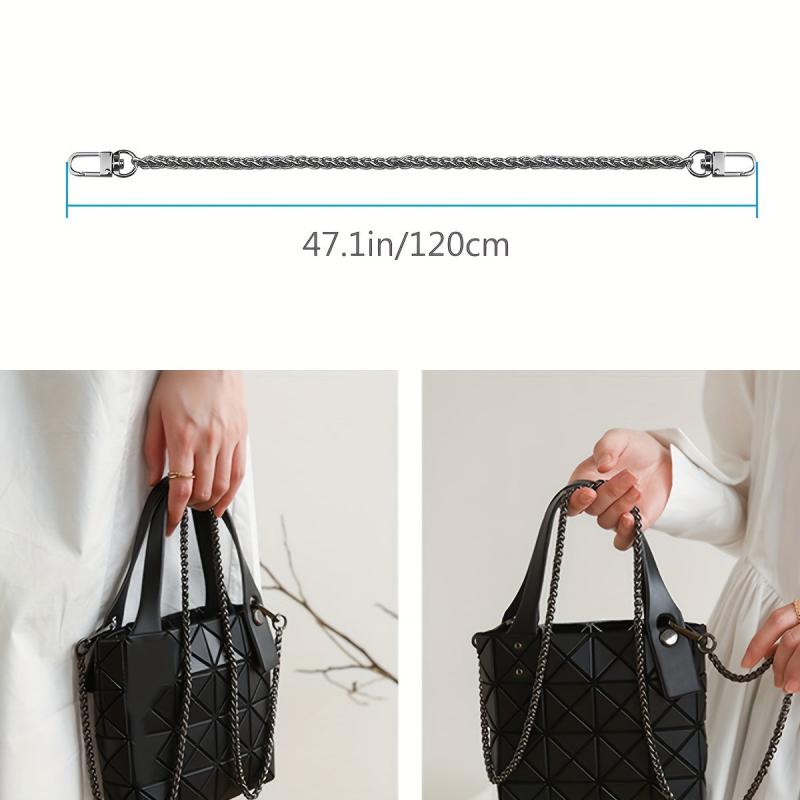 Metal Chain Strap with Buckle for Shoulder & Crossbody Bag
