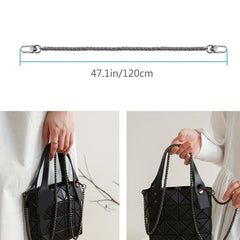 Metal Chain Strap with Buckle for Shoulder & Crossbody Bag
