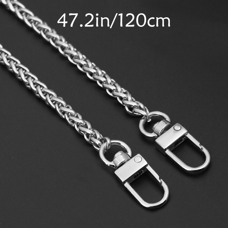 Metal Chain Strap with Buckle for Shoulder & Crossbody Bag