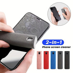 2-in-1 Microfiber Screen Cleaner Spray Set