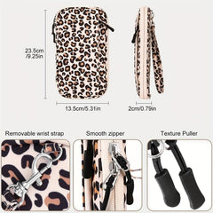 Leopard Print Passport Holder RFID Blocking