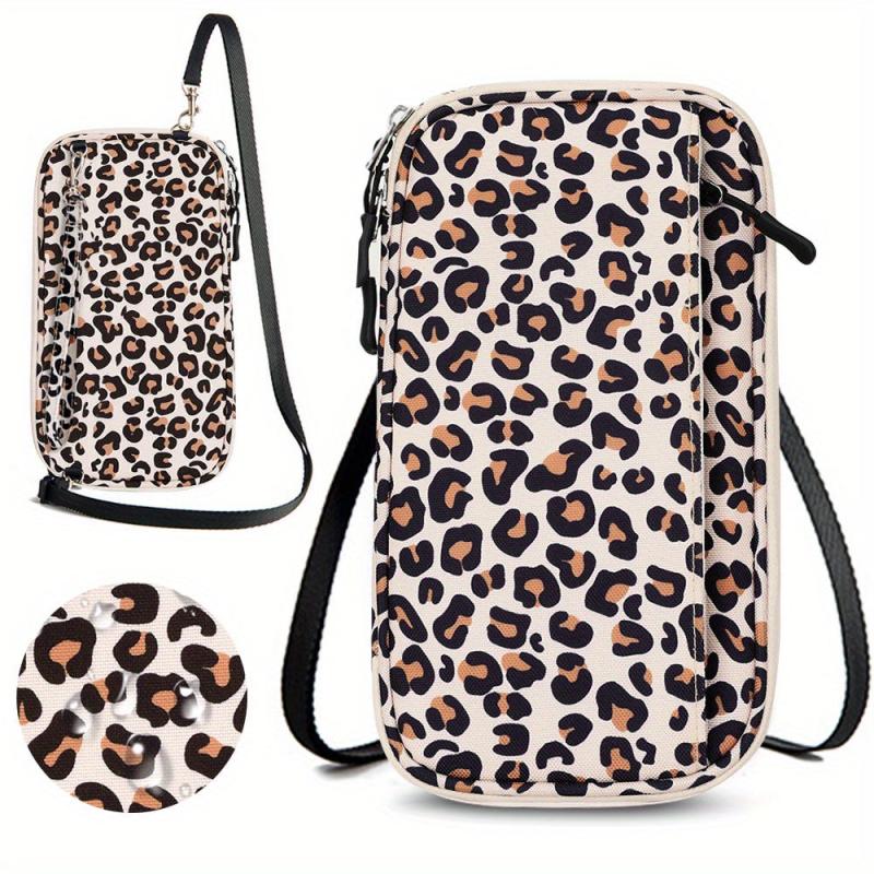 Leopard Print Passport Holder RFID Blocking