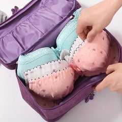 Portable Storage Bag Zipper Dustproof Underwear Bag Organizer