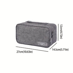 Portable Storage Bag Zipper Dustproof Underwear Bag Organizer
