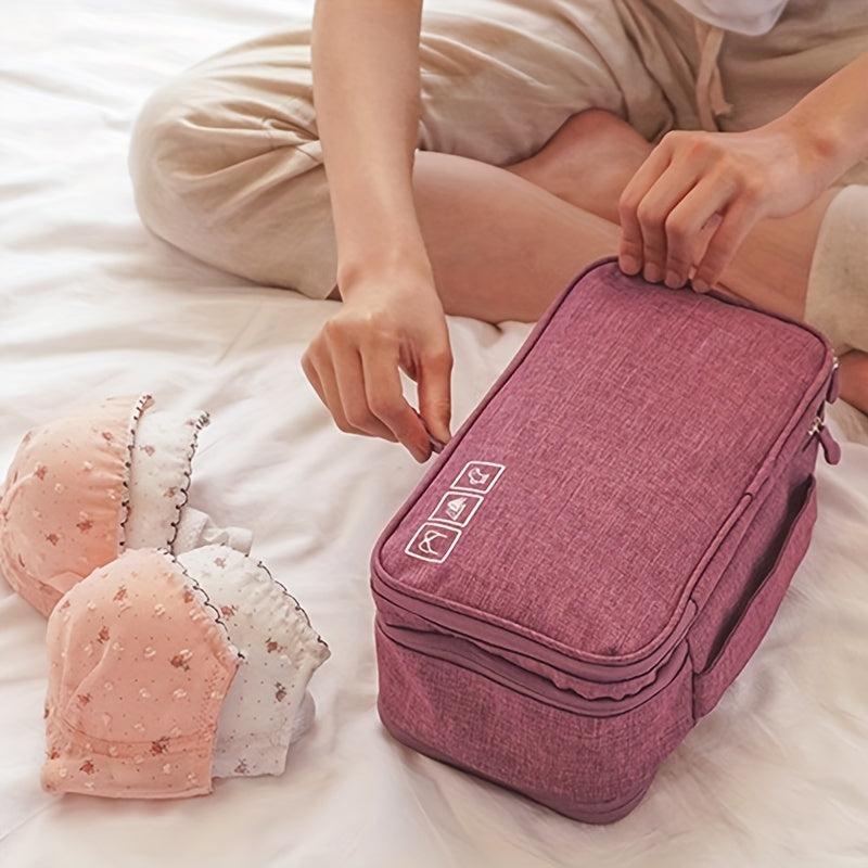 Portable Storage Bag Zipper Dustproof Underwear Bag Organizer