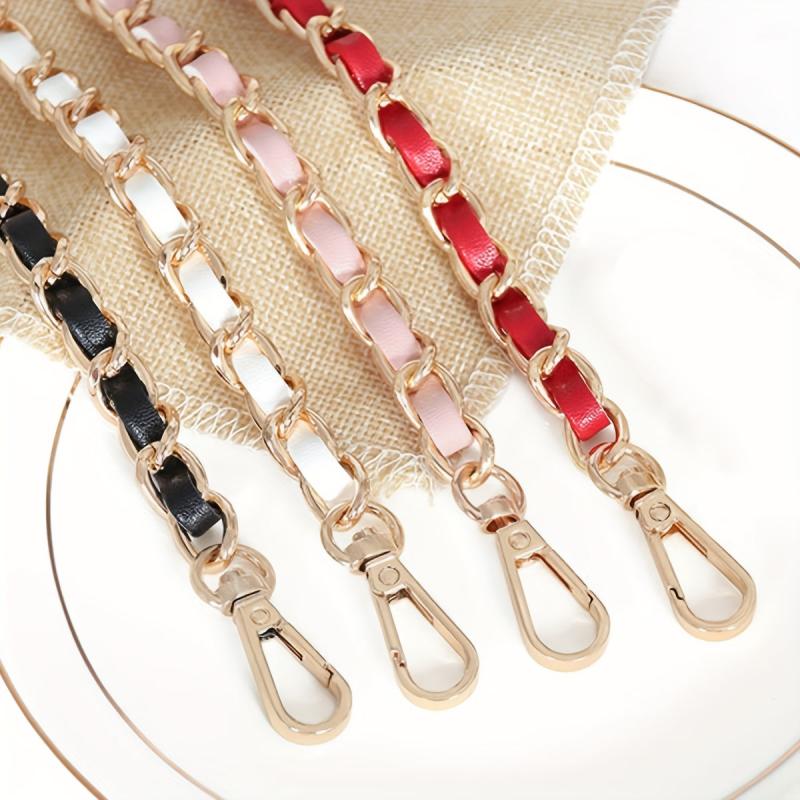 Crossbody Bag Chain Strap Solid