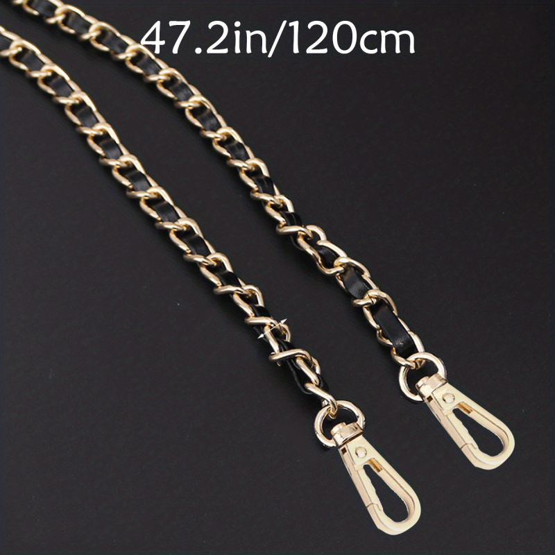 Crossbody Bag Chain Strap Solid