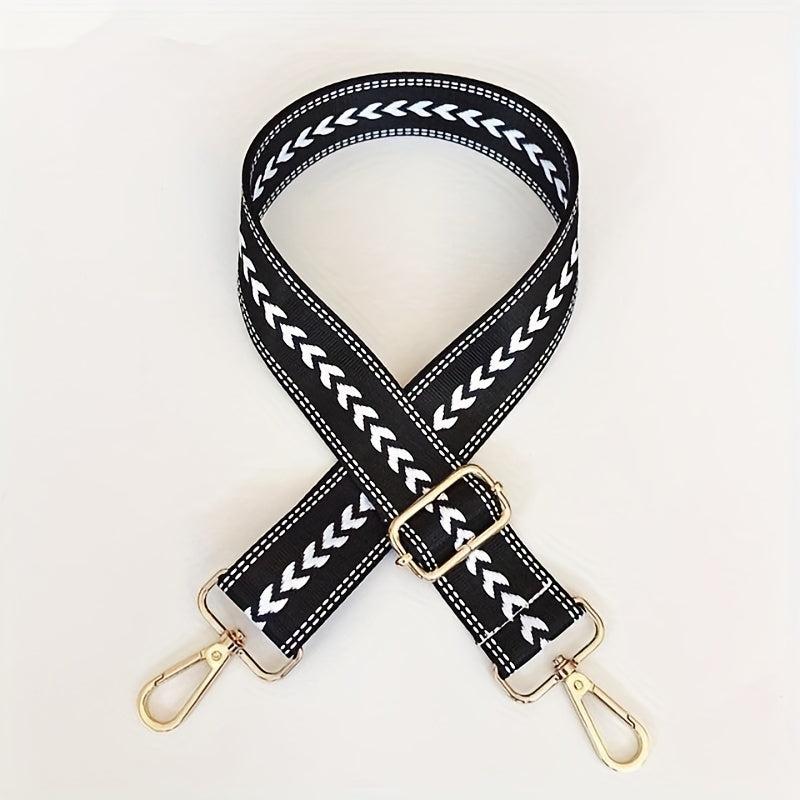 Vintage Geometric Pattern Bag Strap Lightweight Adjustable Strap