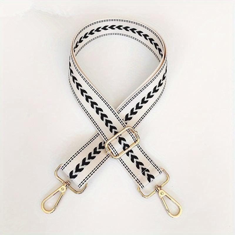 Vintage Geometric Pattern Bag Strap Lightweight Adjustable Strap
