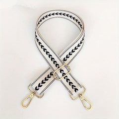 Vintage Geometric Pattern Bag Strap Lightweight Adjustable Strap