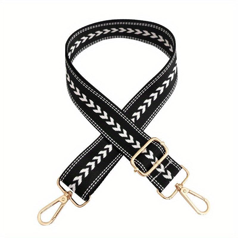 Vintage Geometric Pattern Bag Strap Lightweight Adjustable Strap