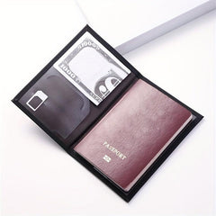 Travel Passport Card Case Bifold Passport Bag